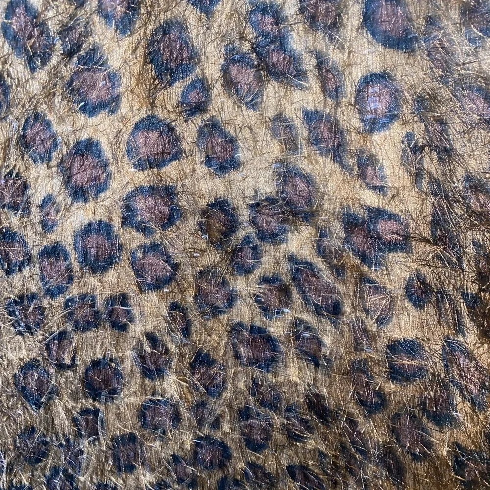 Vintage‎ Paco Solér Women's Faux Leopard Animal Print Vest Furry M/L